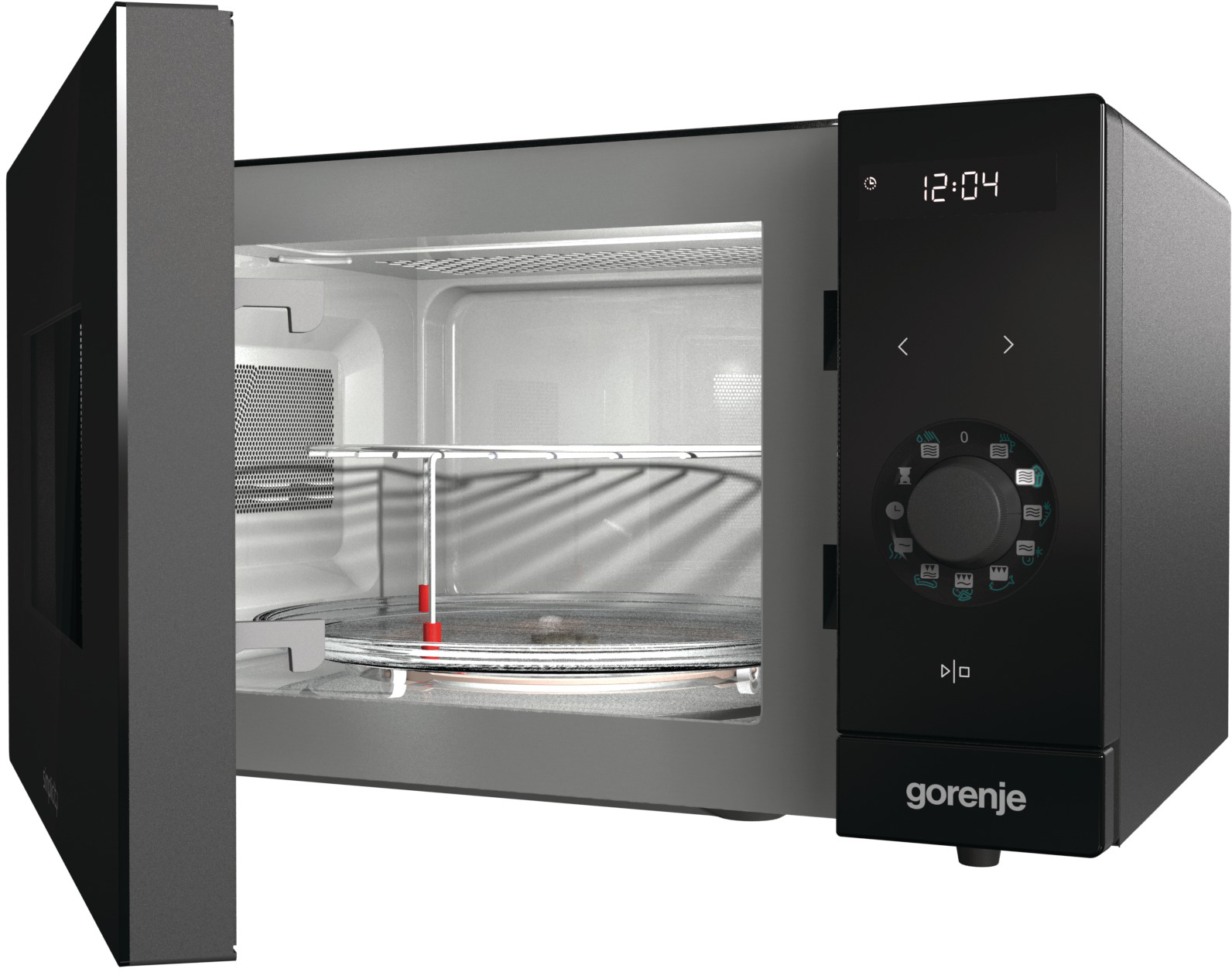 MO235SYB Свч печь / свч печь 23л. 900 вт (черный) Gorenje Santreyd  - Вид №4