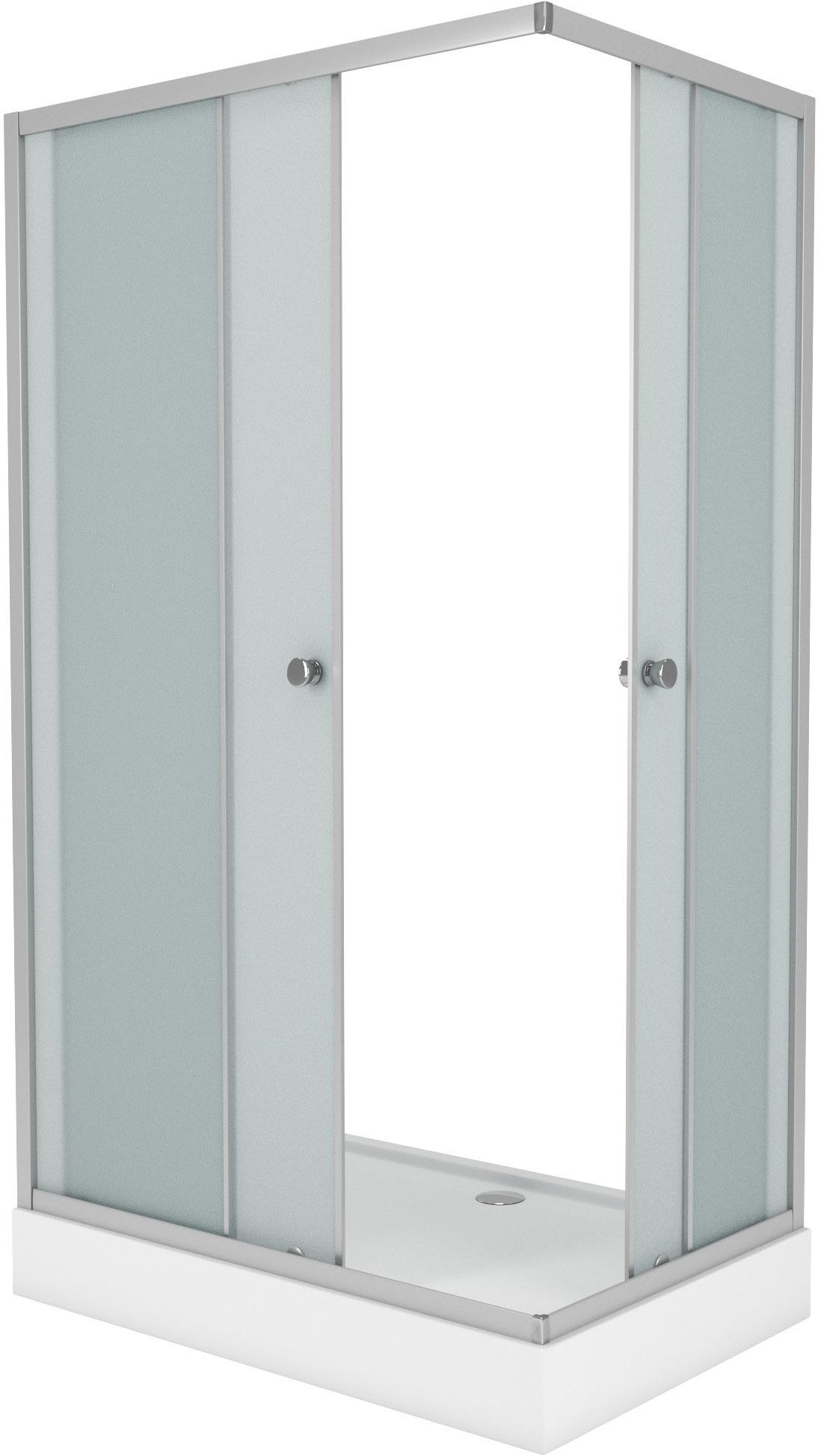 Душ. уголок NG- 012-14Q (1200х800х1950) низкий поддон(13см) стекло МАТОВОЕ, 2 места Niagara ECO 0121422Q - Вид №1