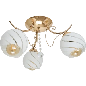 Люстра потолочная Ritter FABIANO 52430 4, 3 лампы Е27, цвет золото
