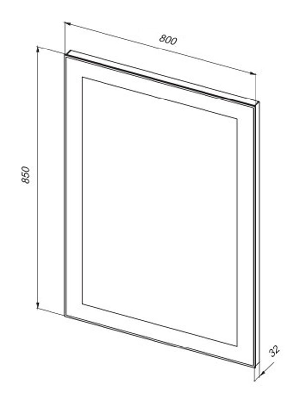 77.9012W Зеркало Dreja  - Вид №2