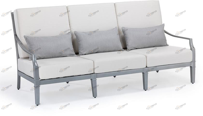 Oxley's Furniture 3-х местный садовый диван из алюминия Sienna Sits