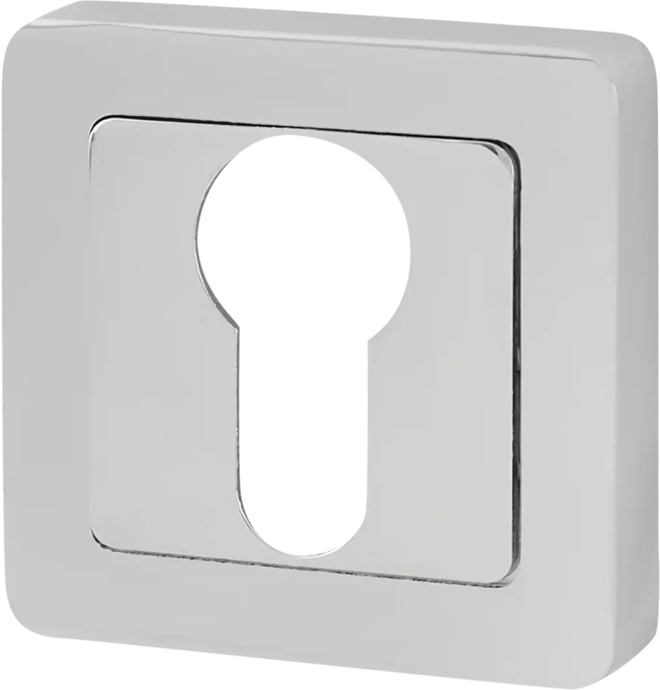 Накладка декоративная PUNTO для замков с евроцилиндром 54x54 мм 85282359