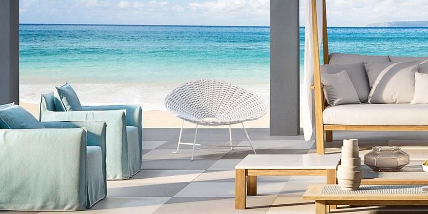 Gervasoni Садовое кресло из стали и пвх Sweet sun-id-1472032 - Вид №7