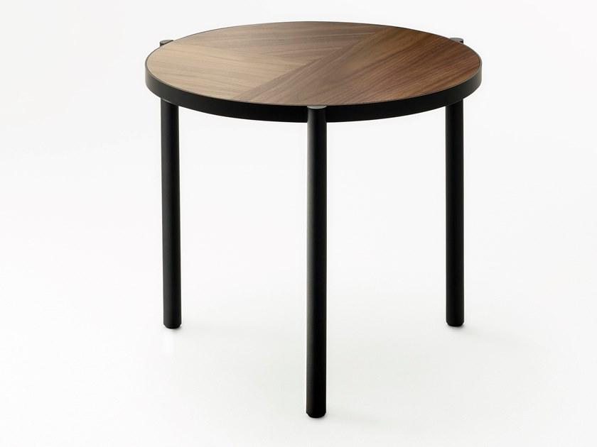 Ross Gardam Низкий круглый деревянный журнальный столик Noon sun-id-1461094 - Вид №1