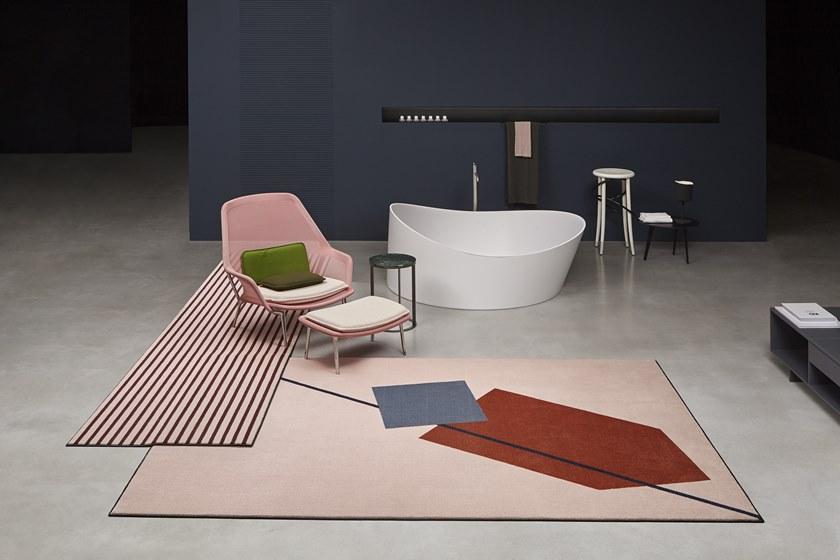 Antonio Lupi Design Коврик для ванной в полоску прямоугольной формы Geometrie volanti Antoniolupi sun-id-1509990 - Вид №8