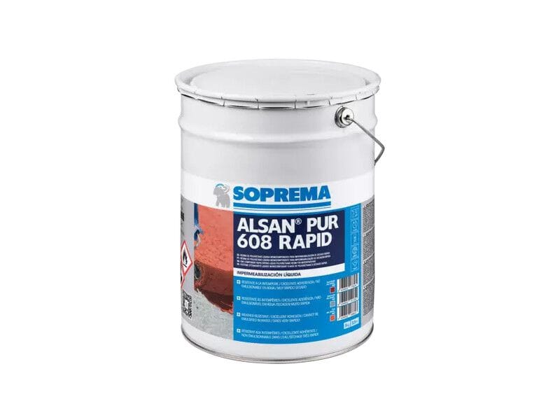 Однокомпонентная полиуретановая самовыравнивающаяся смола на основе растворителя Soprema Alsan ARCH-00042946 - Вид №1