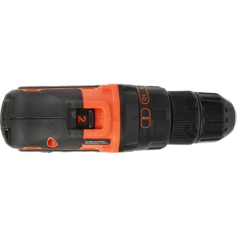 Дрель-шуруповерт аккумуляторная Black&Decker BDCDD186KB, 18 В Li-ion 2x1.5 Ач BLACK + DECKER STLM-2172039 - Вид №3