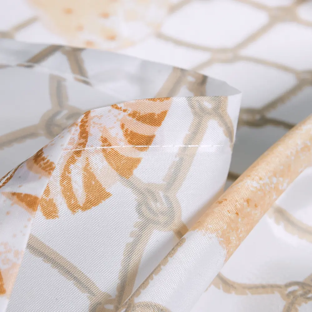 Штора для ванной комнаты «Vidage Кастель» 180х180 см цвет бежевый STLM-2195394 - Вид №3