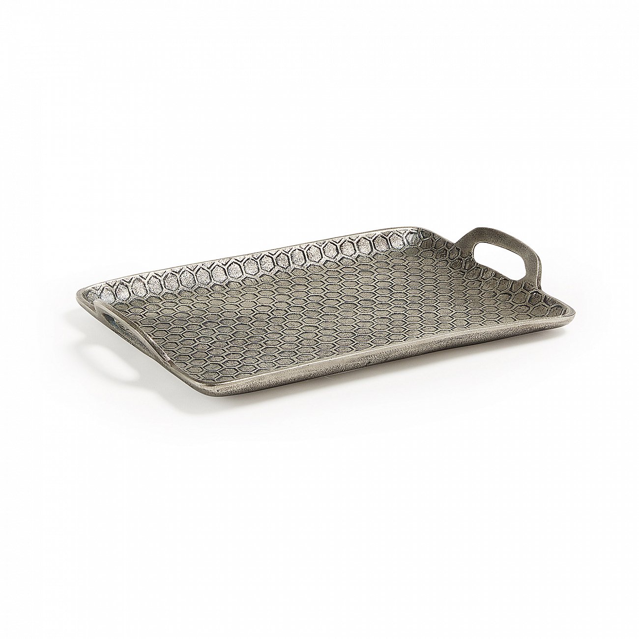 Поднос металлический серебро Linee от La Forma LA FORMA LINEE 00-3865230 Серебро - Вид №1