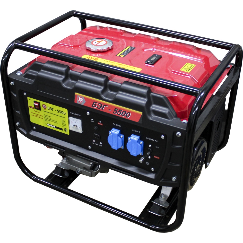 Электрогенератор   бензиновый Калибр БЭГ-5500 1263422 STDN-0123857 - Вид №1