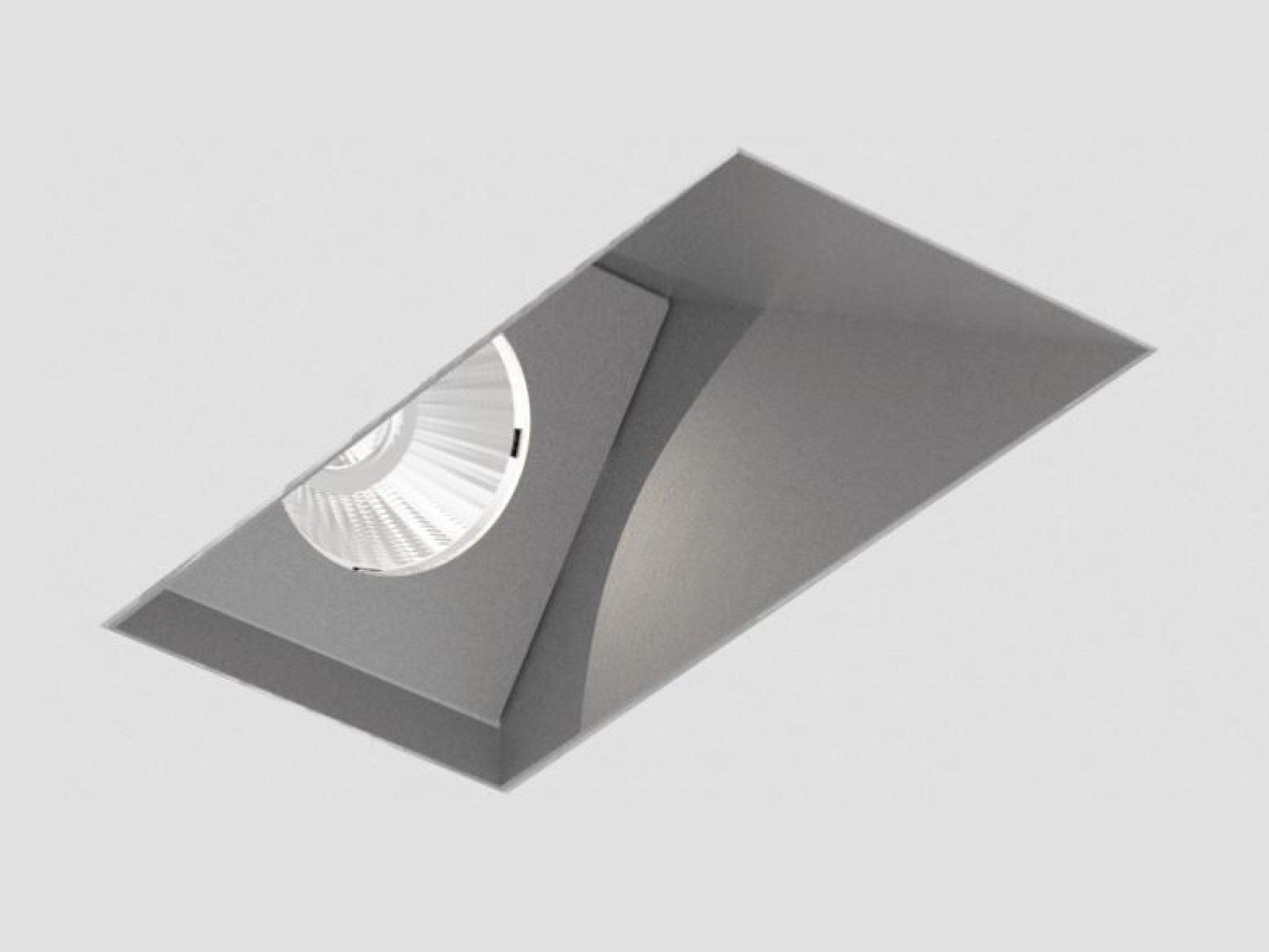 Алюминиевая затемняемая квадратная встраиваемая настенная шайба PROLICHT ARCH-00013377