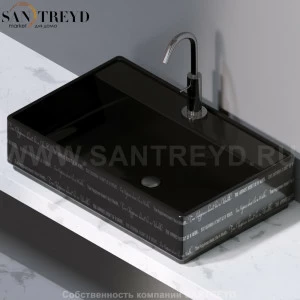 L621421P Накладная раковина на столешницу  прямоугольная A. e T. Italia Fly