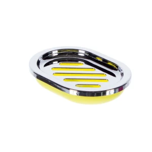 Мыльница Vidage "Альма", пластик, цвет зелёный