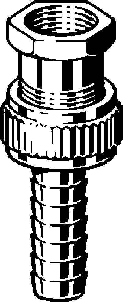 121 013 Модель 1842 Трубопроводные системы  Бронзовые резьбовые фитинги  Соединения для шлангов Santreyd  - Вид №1