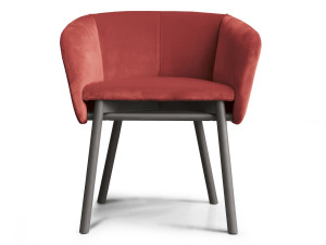 Тканевый стул с подлокотниками