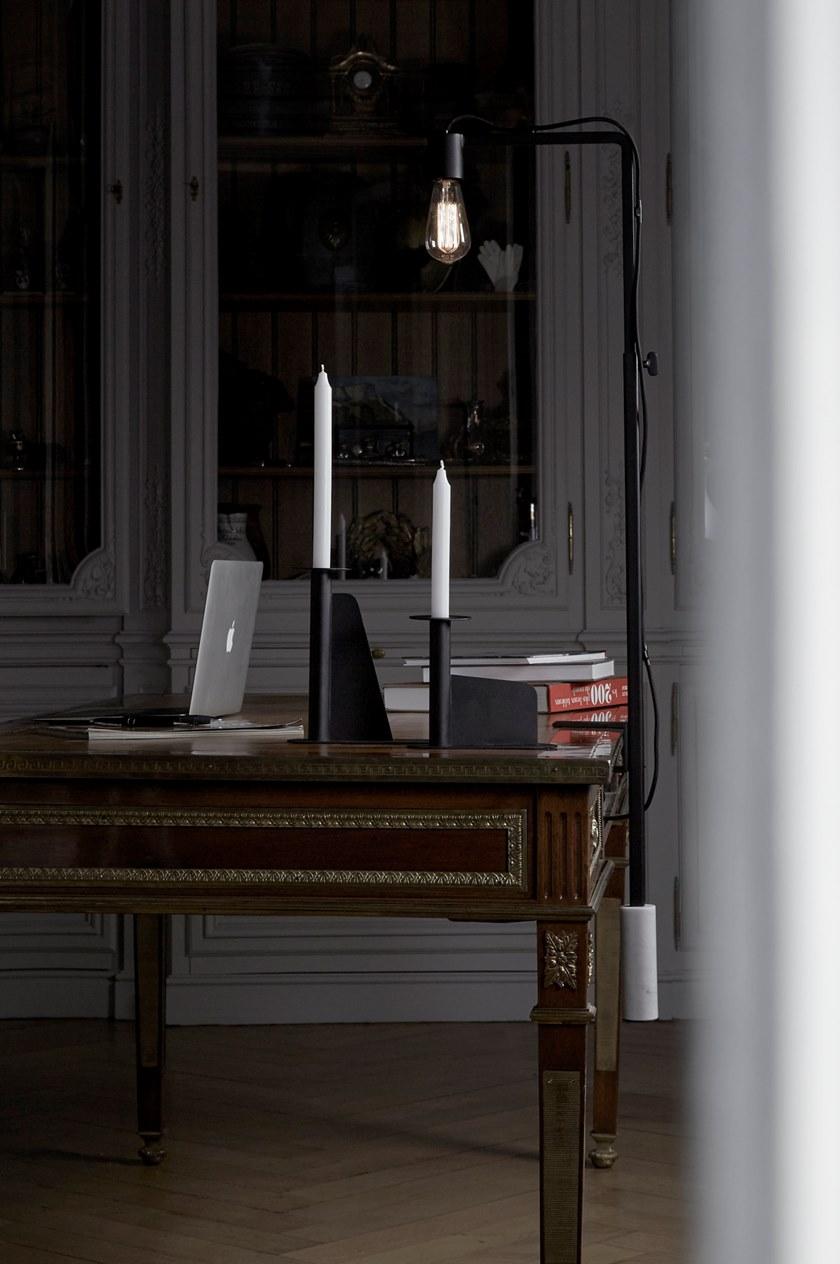 RADAR INTERIOR Настольная лампа из металла, регулируемая по высоте, с зажимом и диммером Lest sun-id-1434981 - Вид №3