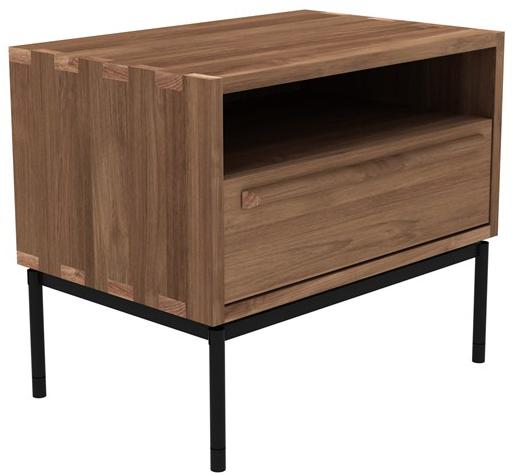 Ethnicraft Прямоугольная тумбочка из тика Hp 15048 - Вид №1