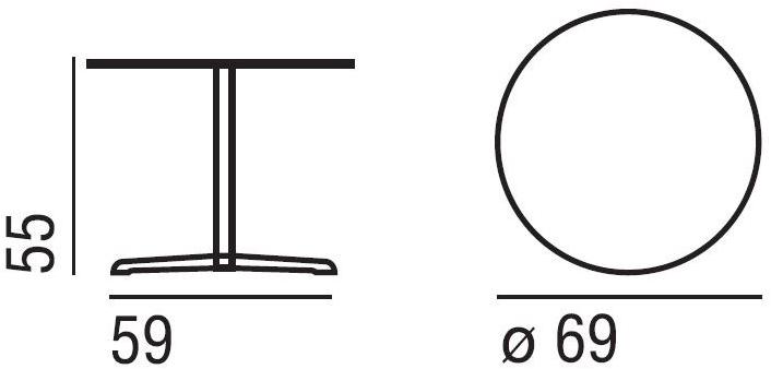 Verzelloni Круглый кожаный журнальный столик Club sun-id-1515722 - Вид №7