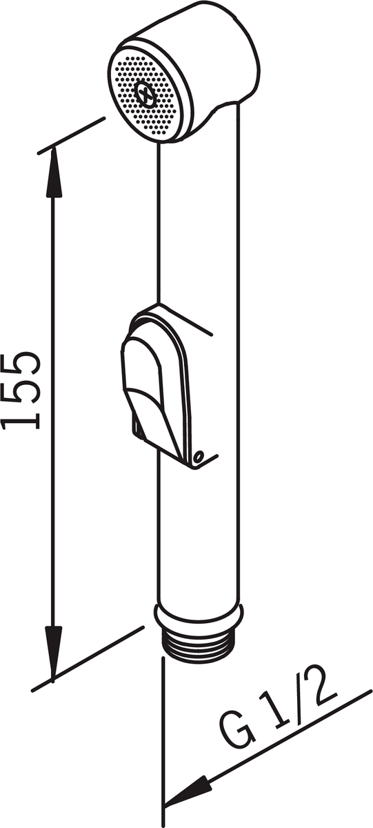 Oras 242040-11 Ручной душ 242040-11  Белый  - Вид №2