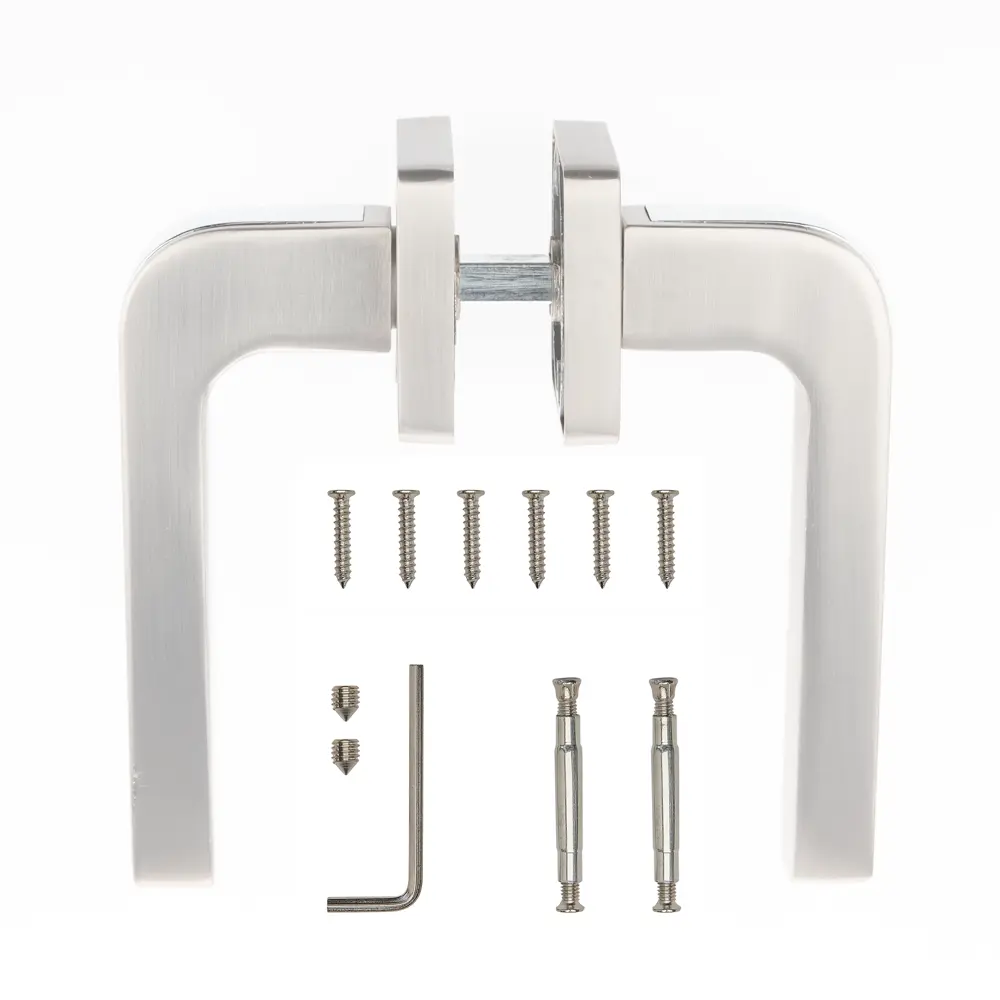 Дверные ручки Armex H-22106-А-NISM/CR без запирания цвет никель/хром STLM-2157367 - Вид №1