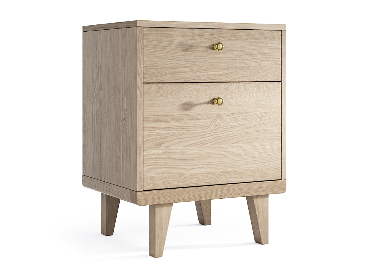 Прикроватная тумбочка дизайнерская светлый дуб Thimon THE IDEA  210295 Бежевый;дуб сонома  - Вид №1