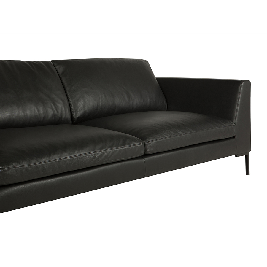 Диван Tokyo, трехместный, черный, обивка Matrix Sits S1671 - Вид №6