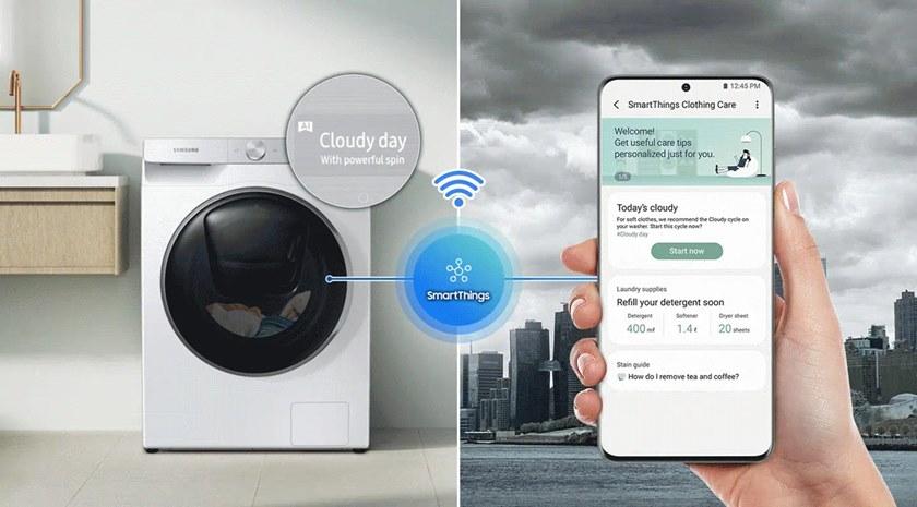 Samsung Home Appliances Стиральная машина 9 кг класс а +++  Ww90t986ase  - Вид №16