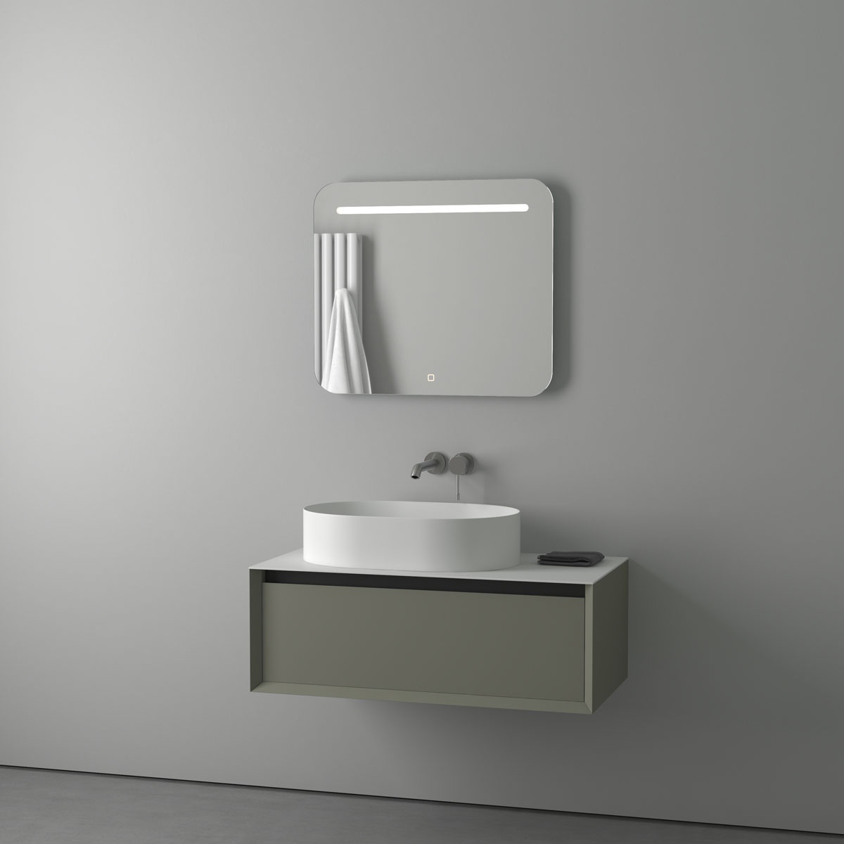 BY 2444 Зеркало со встроенным LED-светильником 5,5 W EVOFORM Ledline - Вид №3