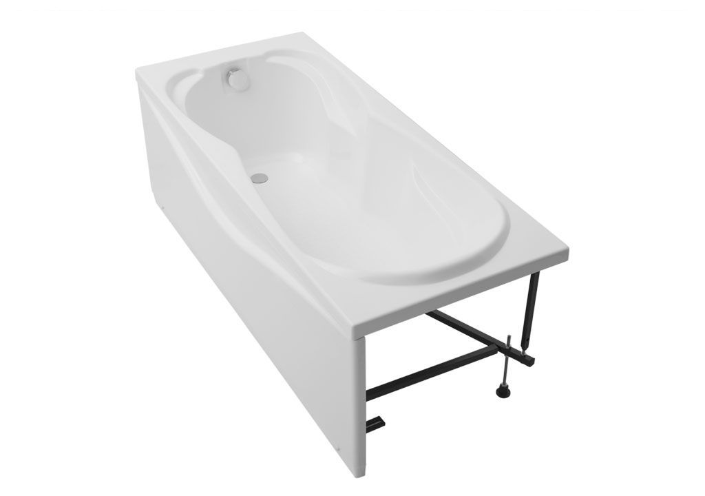 Акриловая ванна Aquanet Viola 180x75 (+ шторка Aquanet Alfa 4 NF6222-pivot) 0020404700196049 - Вид №2