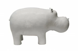 Пуф "Бегемот" белый на деревянном каркасе EUROSON БЕГЕМОТ, ЖИВОТНЫЕ 125969 Белый