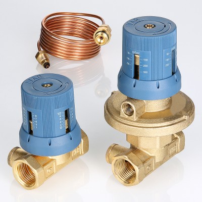 VT.040.G.30006 Автоматический регулятор перепада давлений в комплекте с запорно-регулировочным клапаном Valtec 1", 50–300 мбар  - Вид №3