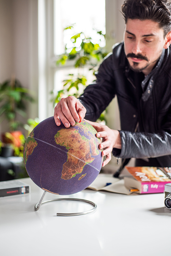 Глобус цветной Colour большой SUCK UK SKCORKGLOBE3 - Вид №10