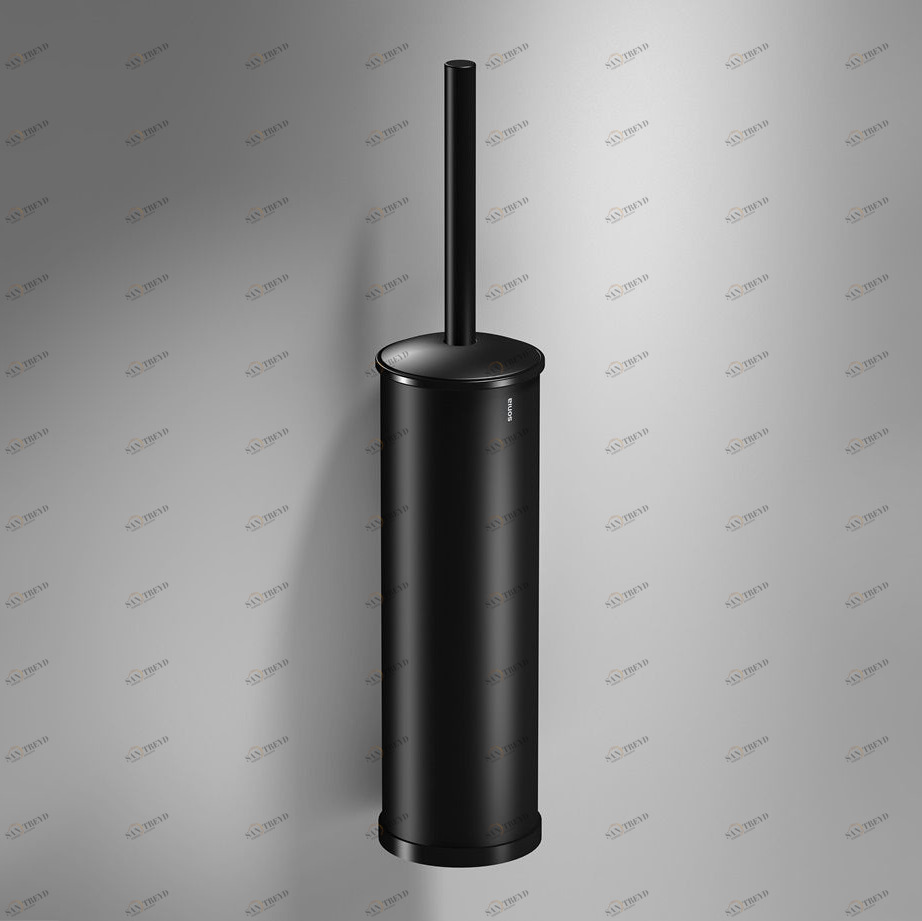 Sonia Ершик для унитаза металлический настенный Tecno Project черный 168200
