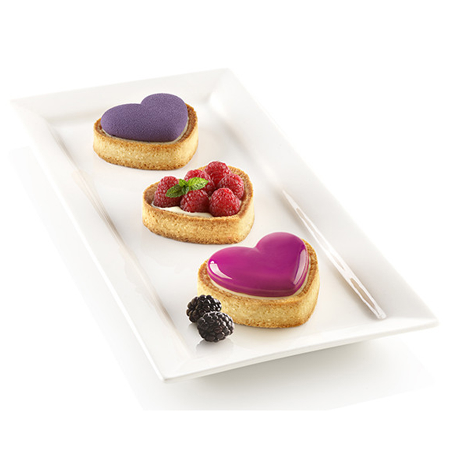 25.317.13.0065 Набор для приготовления пирожных mini tarte petit amour силиконовая Silikomart 