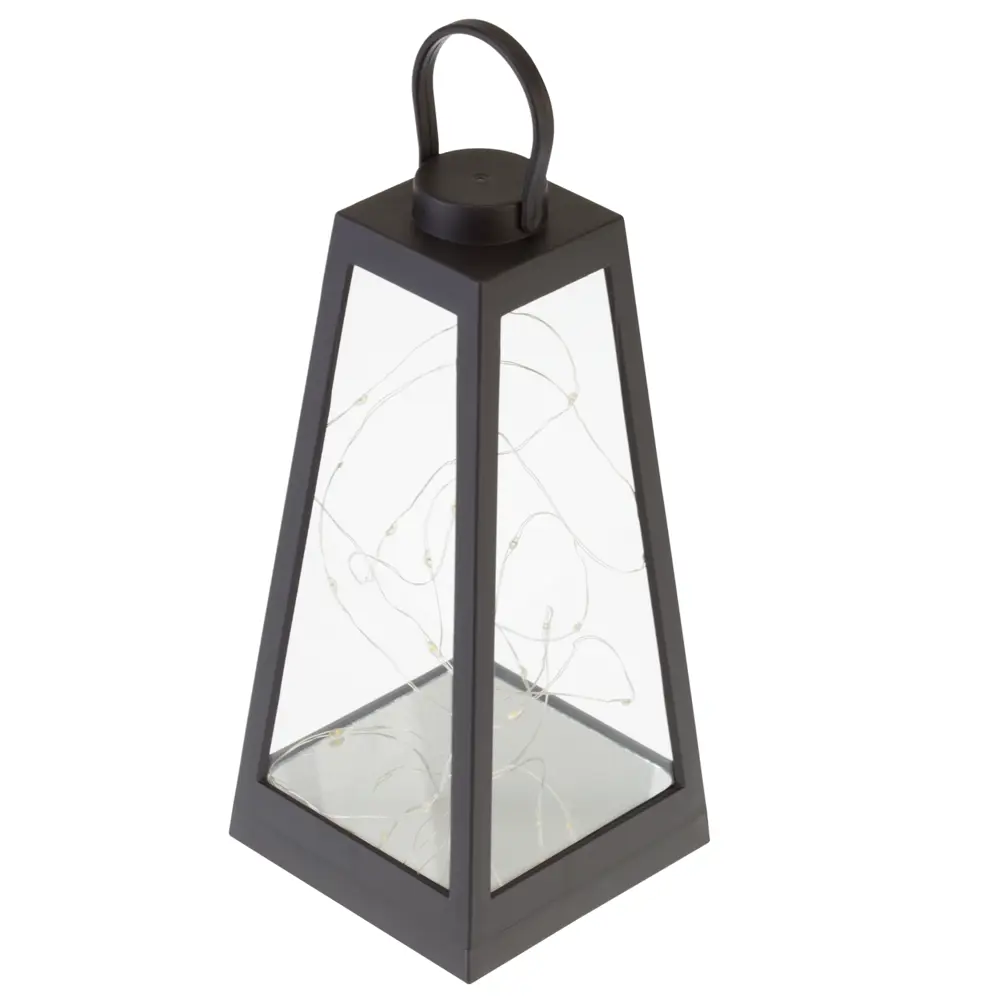 89380288 Электрогирлянда - фигура Фонарь с росой для дома 20 ламп 24 см черный STLM-1340925 Santreyd  - Вид №6