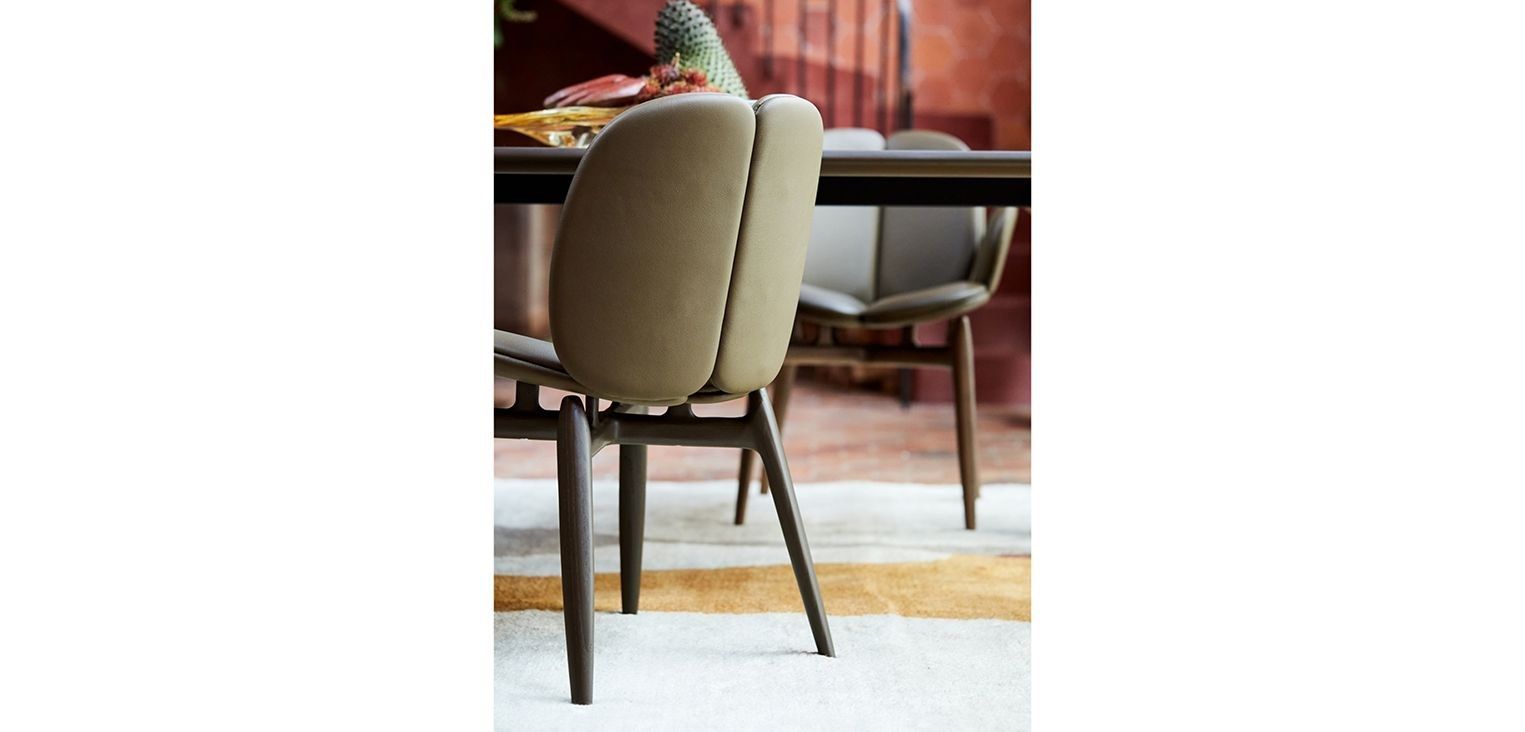 Кожаный мягкий стул ROCHE BOBOIS Целлюлоза ARCH-00143656 - Вид №5