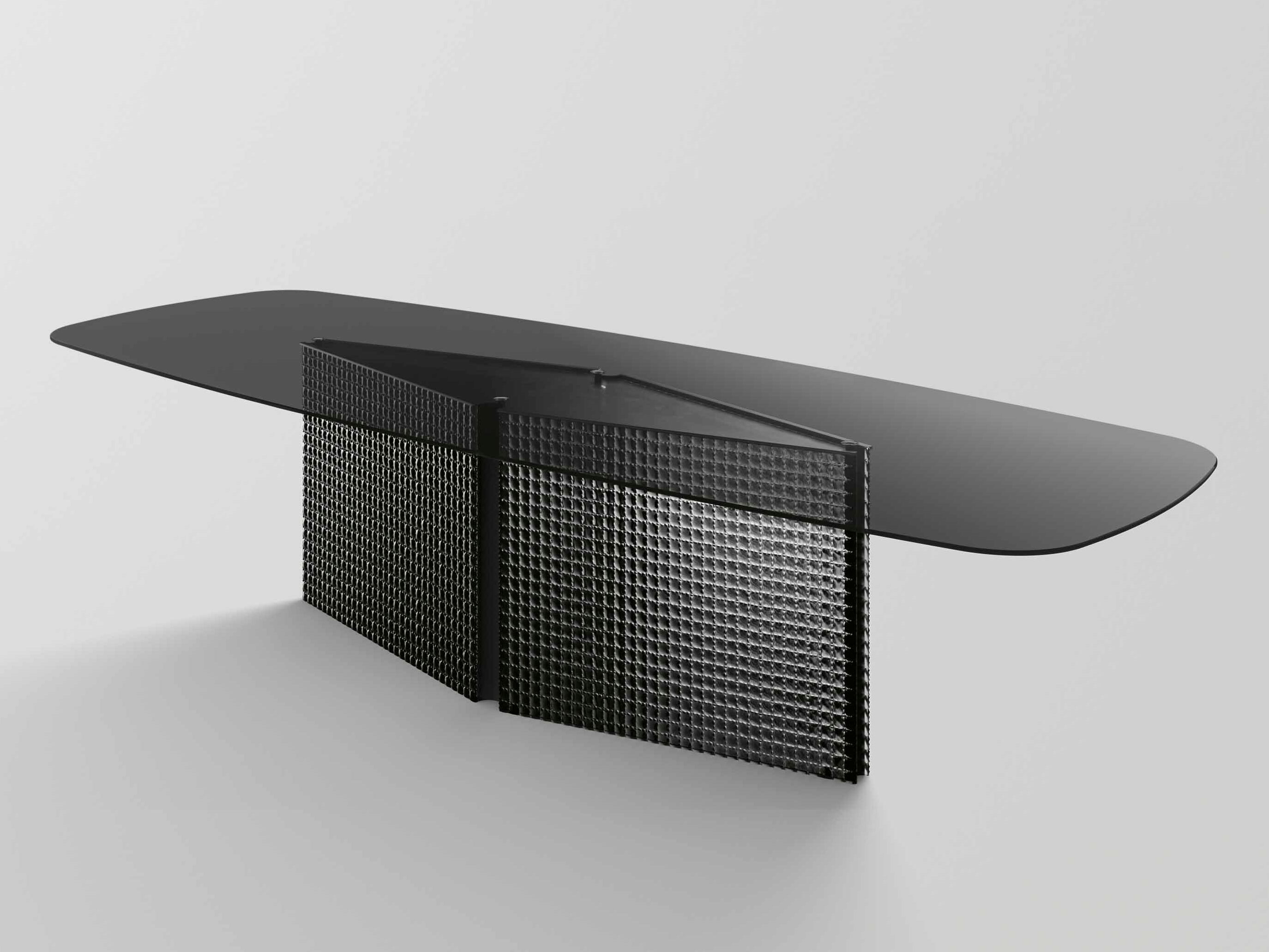 Прямоугольный стеклянный стол Tonelli Design BOW ARCH-00133330