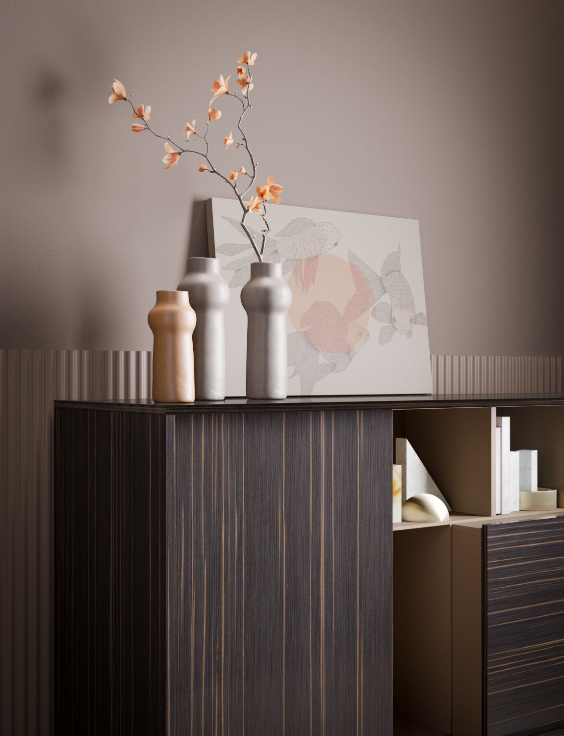 Деревянный офисный шкаф с распашными дверями PROF шестьдесят ARCH-00091244 - Вид №9