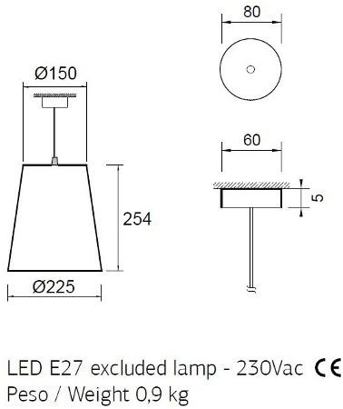 ENGI Металлический светодиодный подвесной светильник  Enpn  - Вид №1