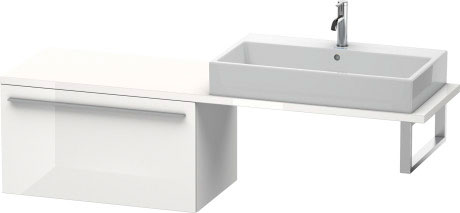 XL542404343 Шкафчик для компактной консоли X-Large #XL5424 800 x 478 мм Базальт матовый, декор Duravit - Вид №2