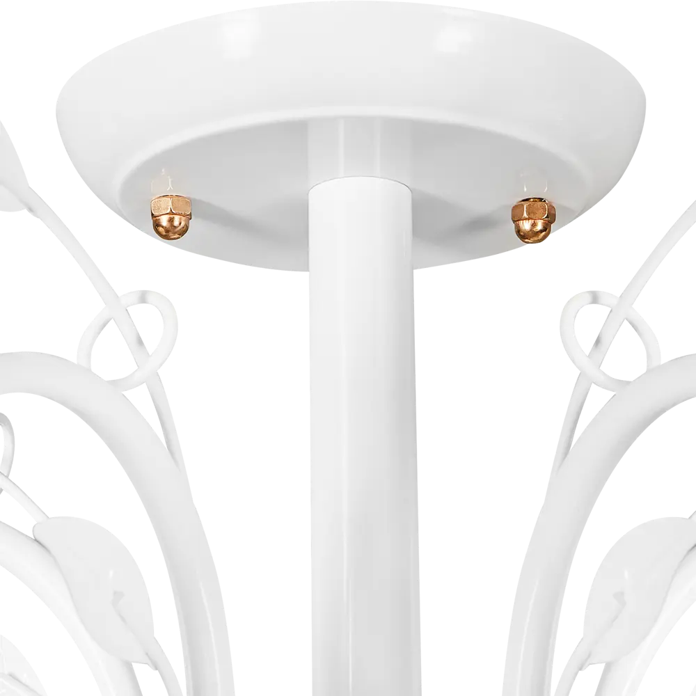 РОССВЕТ Люстра Амплуа белая 5-рожковая для гостиной и спальни 89426676 STLM-1570042 - Вид №4