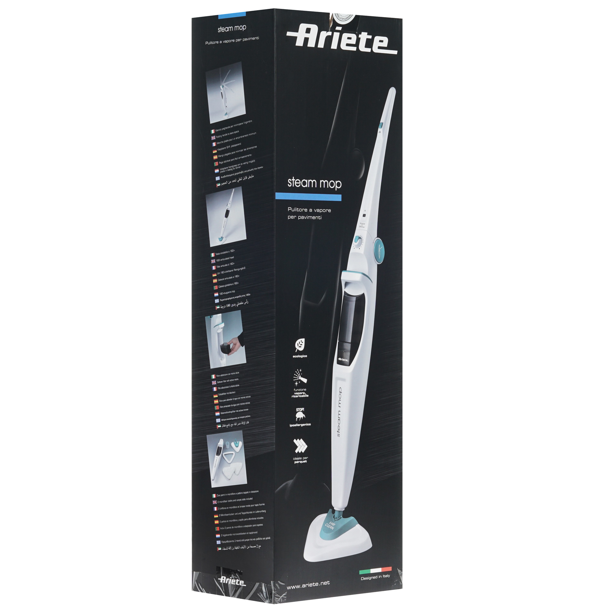 8152873 Пароочиститель Ariete 4163/1 белый STDN-0150507 - Вид №6