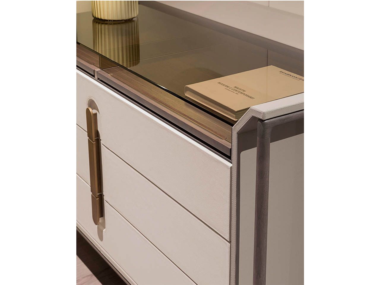 Кожаный комод со встроенными ручками Turri Vine ARCH-00092968 - Вид №2