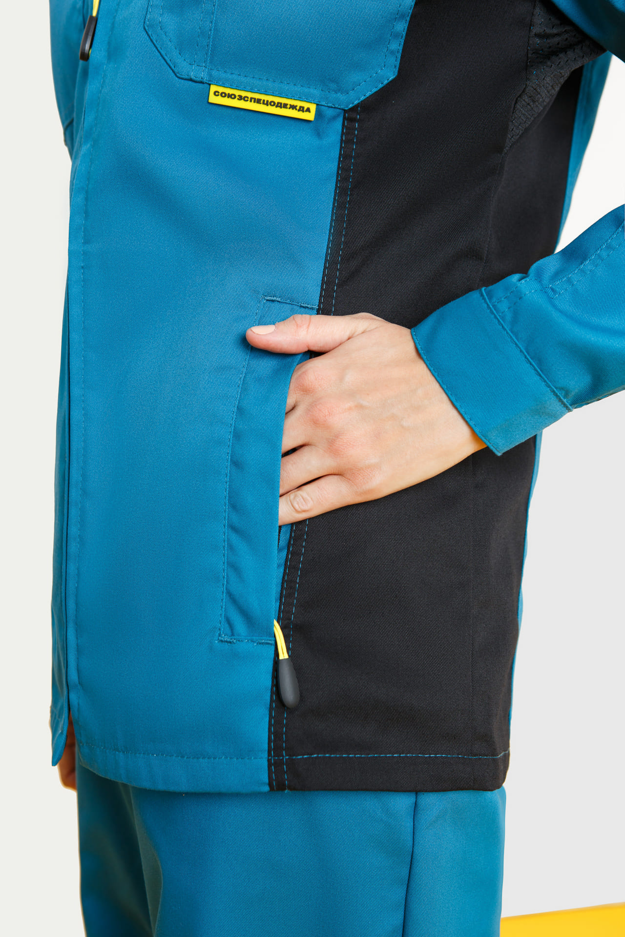 5027157 Костюм  женский аквамарин черный STATUS  Женская размер 52-54/170-176  - Вид №20