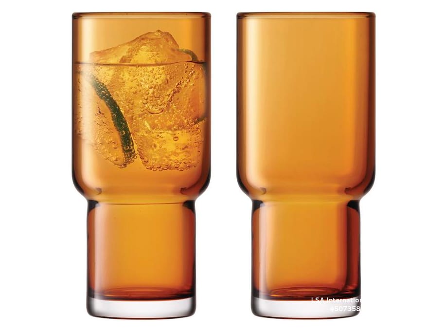 Набор бокалов для коктейлей из дутого стекла-390 мл LSA утилита ARCH-00037402