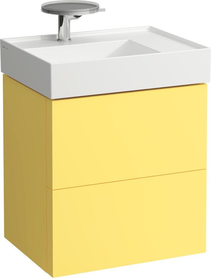 H8103340201121 Раковина с полочкой справа, со специальным скрытым сливом LAUFEN PRO - Вид №5