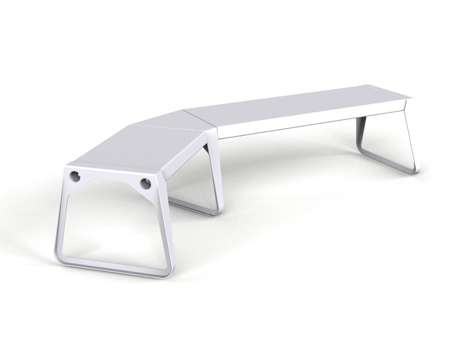 Модульная алюминиевая скамья Quinze & Milan ACÀ ALLÀ ARCH-00012707