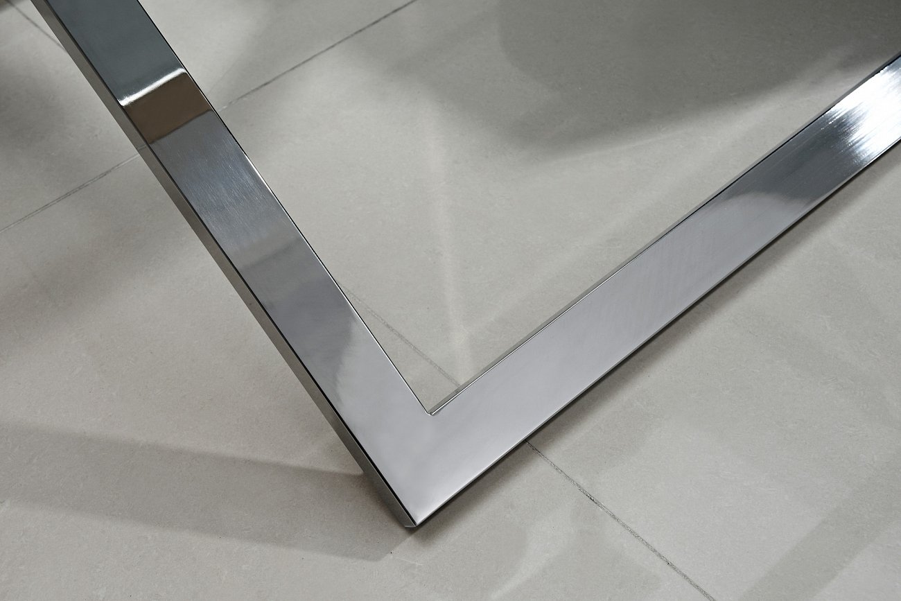 Приставной столик черный с основанием хром 55 см Mola ДОМАШНЯЯ ОБСТАНОВКА SKY COLLECTION 115790 Хром;черный Santreyd  - Вид №4