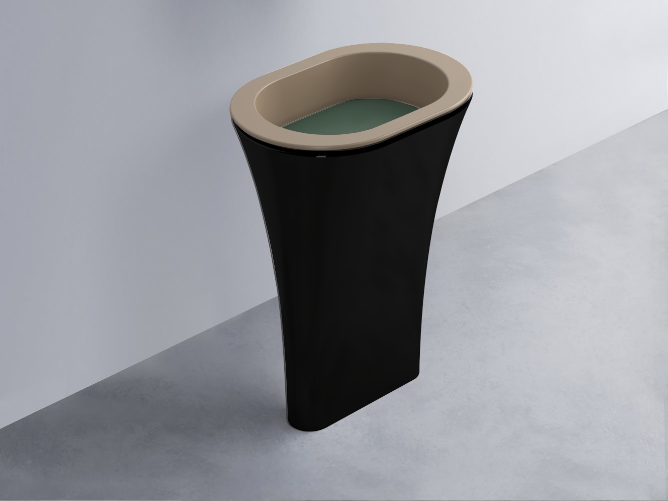 AMLA65-AN+AMPILO-MU+AMCOLO-N Раковина Amedeo Ovale отдельностоящая cielo Enjoy + Amedeo Ceramica Cielo