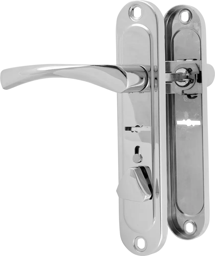 Дверная ручка AVERS HP-42 с возвратным механизмом в хромированном исполнении 82259916